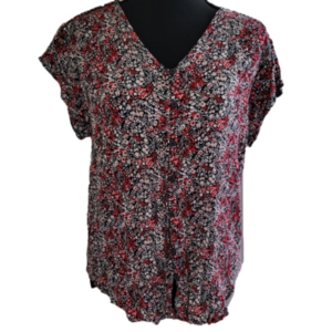 Liz Claiborne Mini Floral Rayon Size Large